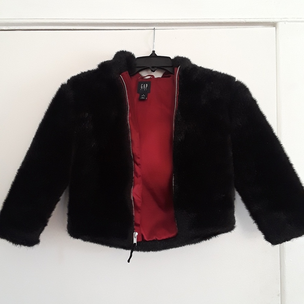 NWOT Lined faux fur coat